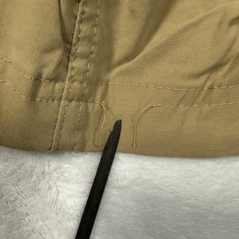 Eddie Bauer First Ascent Shorts Mens 30 Beige Nylon Stretch Hiking Zip Pockets - Picture 12 of 12